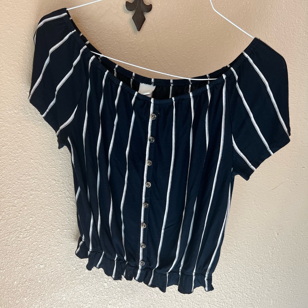 H & M Striped Blouse